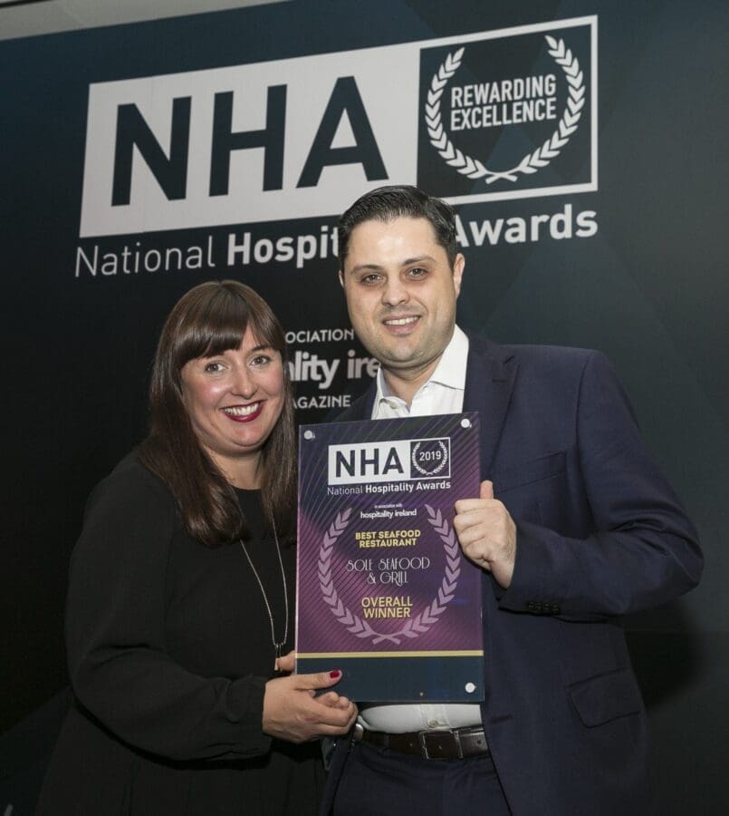 SOLE Wins at the Hospitality Ireland Awards